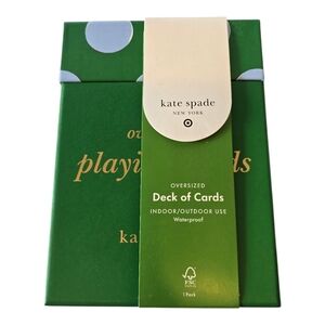 Kate Spade Target Collab Oversized Indoor Outdoor Playing Cards